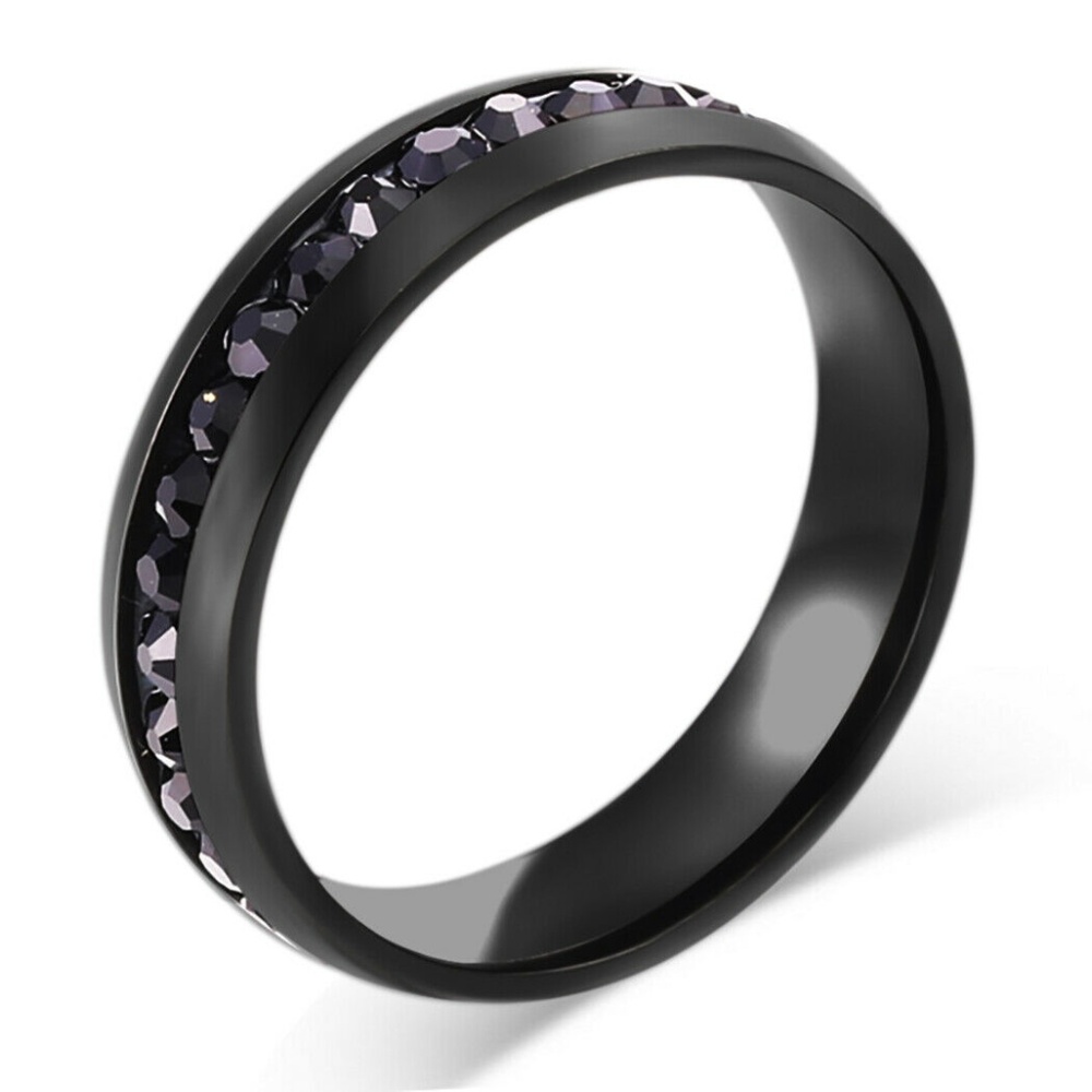 6MM Men Women Band Ring Stainless Steel Ring New
